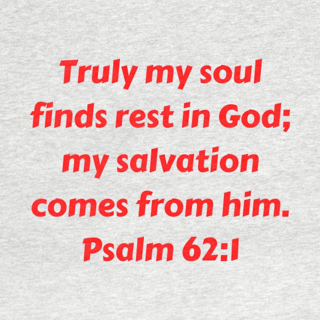 Bible Verse Psalm 62:1 by Prayingwarrior